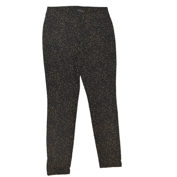 EUC Chico's Reverse Leopard Jeggings Womens US 2 Chicos 00 Faux Pockets - Picture 4 of 7